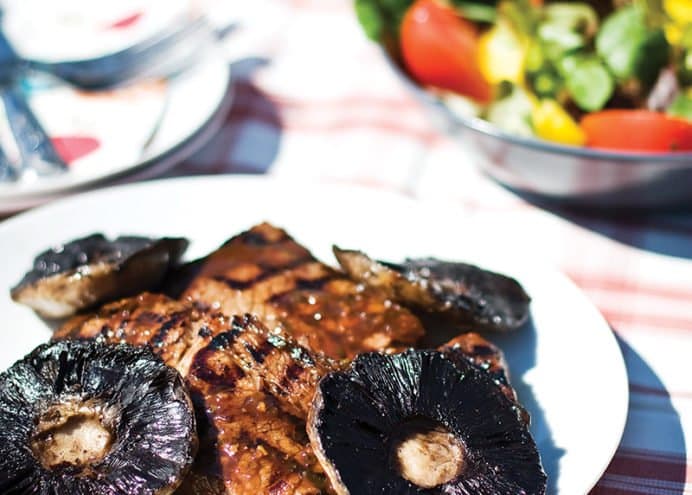 Steak Mushroom and Beer