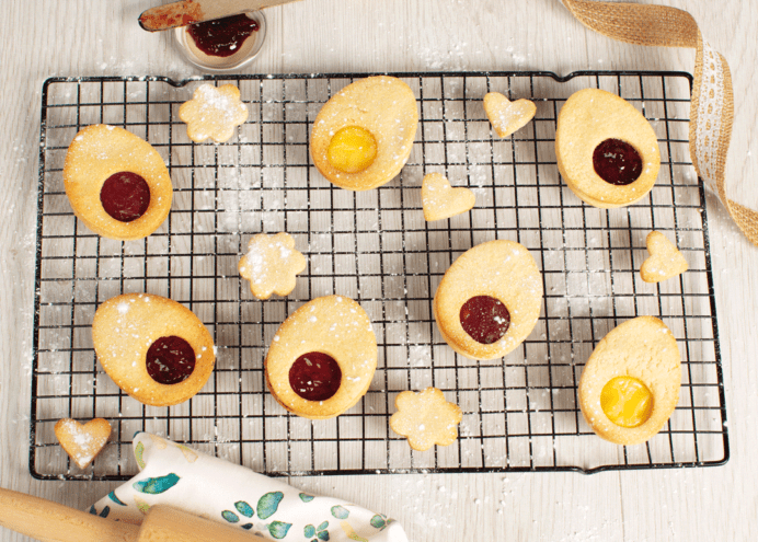 Easter egg biscuits