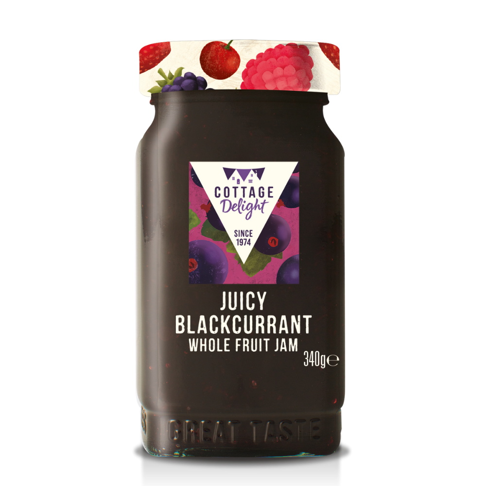Juicy Blackcurrant Whole Fruit Jam